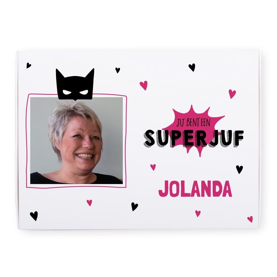 Milka giftbox bedrukken - Juf / Meester