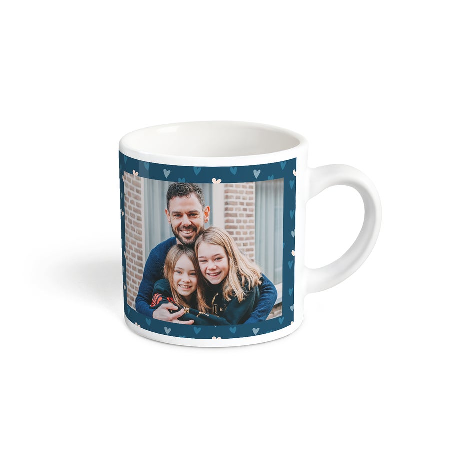 Custom Hipster Dad Espresso Cup (Personalized)