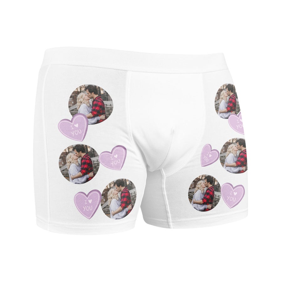 Personalised boxer shorts