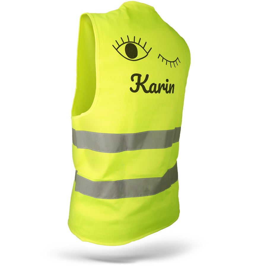 Gilet jaune personnalisé