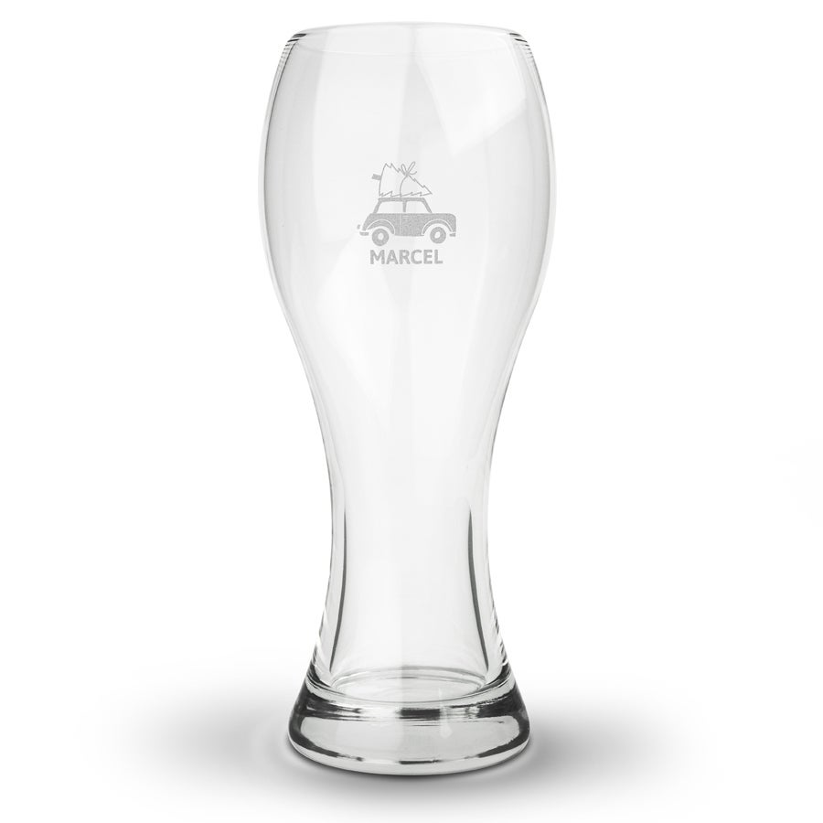 Weizen Bierglas graveren