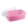 Boîte à goûter personnalisée - Rose