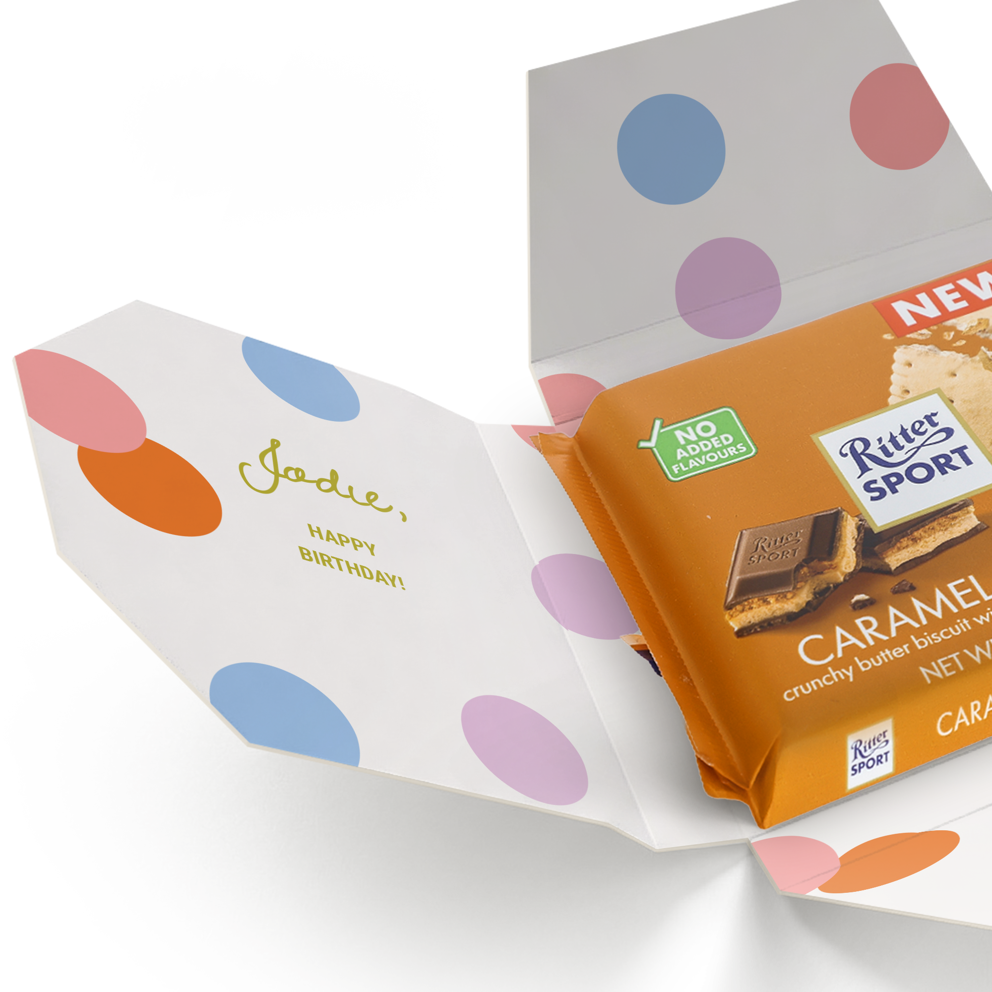 Personalised Ritter Sport chocolate