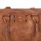Personalised PU leather weekender bag