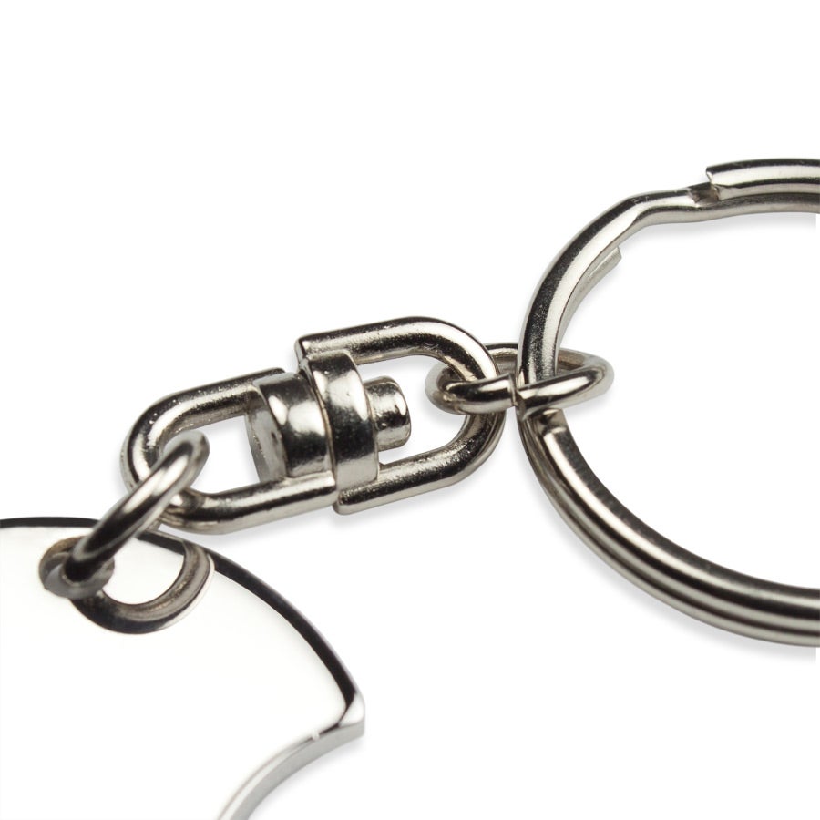 Sleutelhanger Halve Hartjes