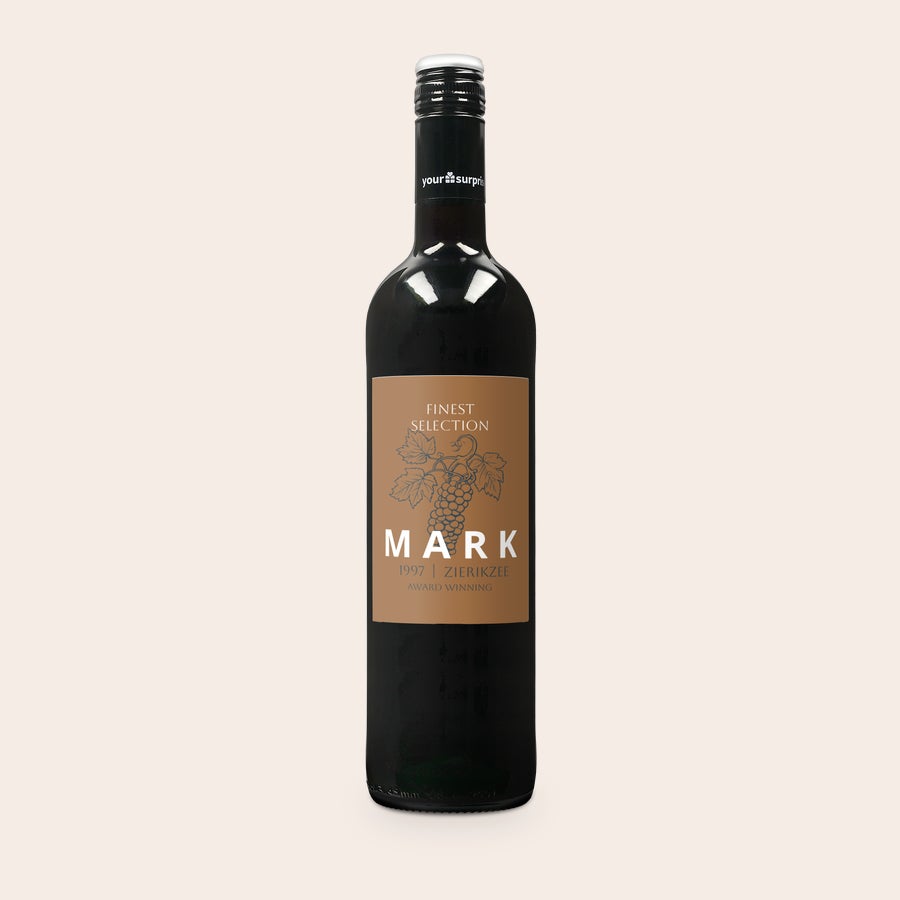 Wijn Cabernet Sauvignon personaliseren Wijn Cabernet Sauvignon personaliseren