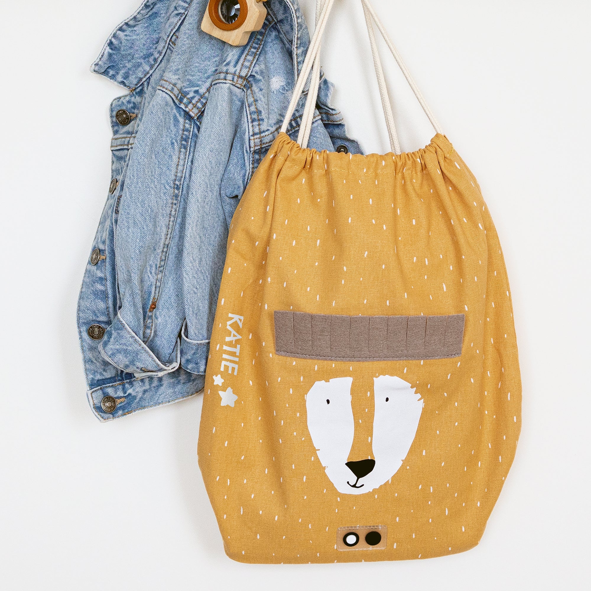 Personalised drawstring bag - Lion