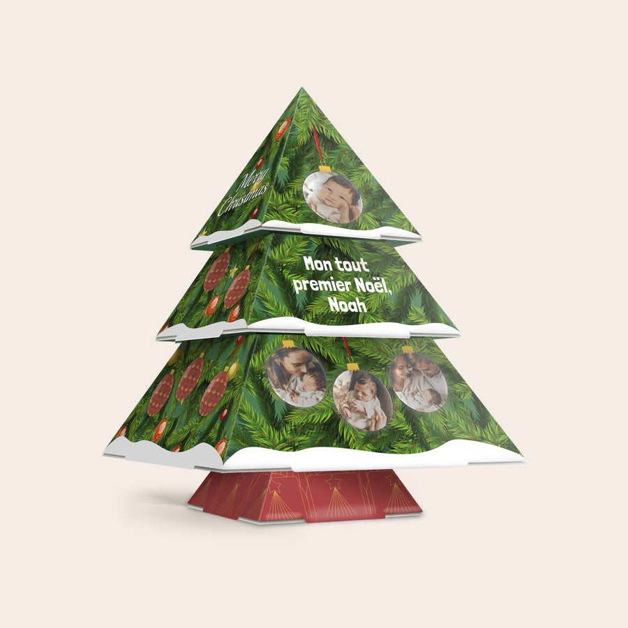 Sapin de Noël en papier personnalisé- DIY Sapin de Noël en papier personnalisé- DIY