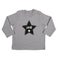 Personalised Baby T-shirt - Long sleeve - Grey - 50/56