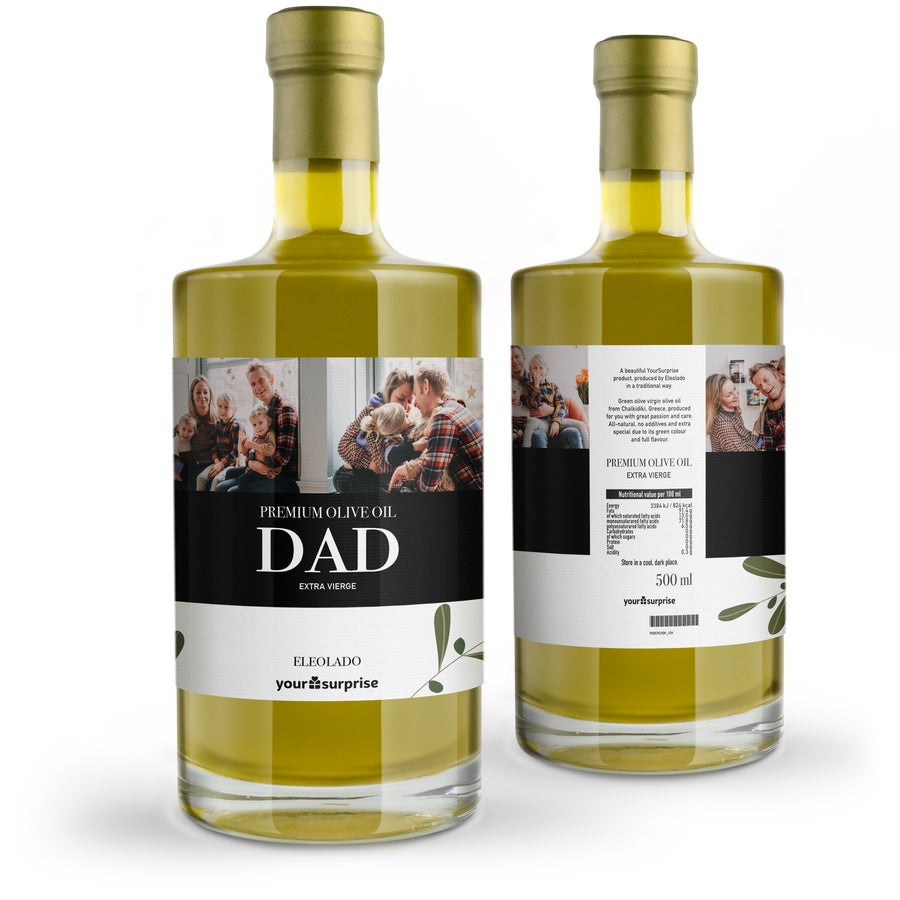 Olio d'oliva personalizzato - 500 ml