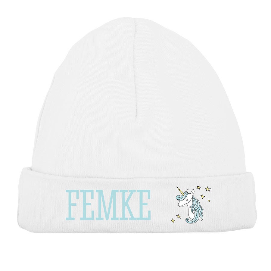 Babymuts bedrukken - Wit