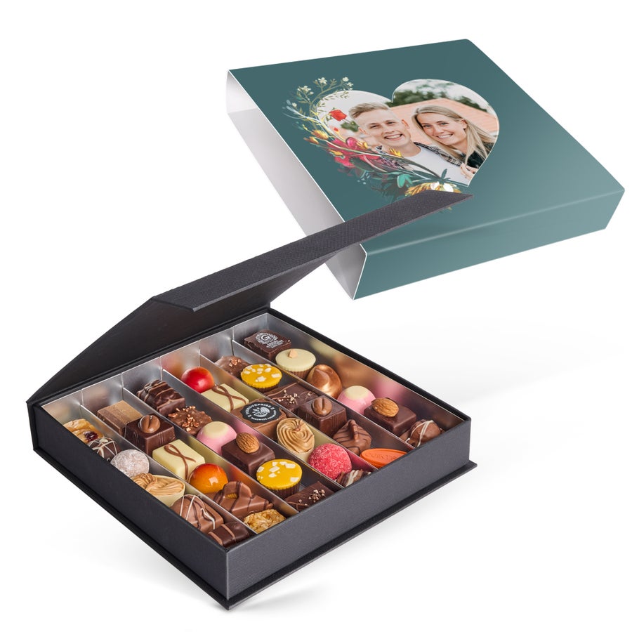 Personalisierte Pralinen - Valentinstag Personalisierte Pralinen - Valentinstag