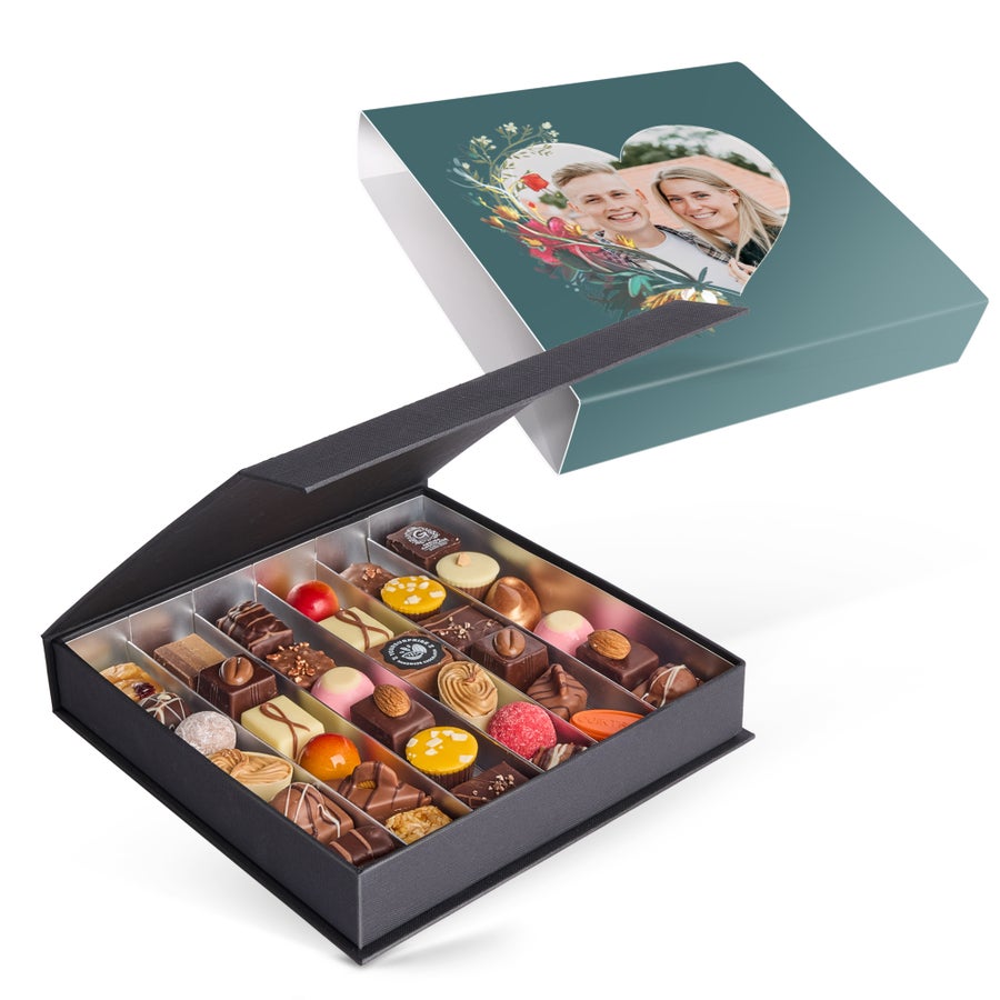Caja de regalo de chocolate San Valentín - 36 piezas