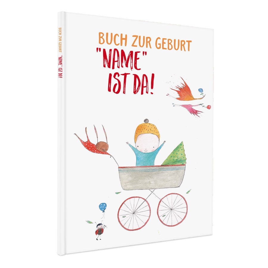 Buch zur Geburt - Buch mit Namen