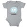 ¿Serás mi padrino - onesie - Gris - 50/56