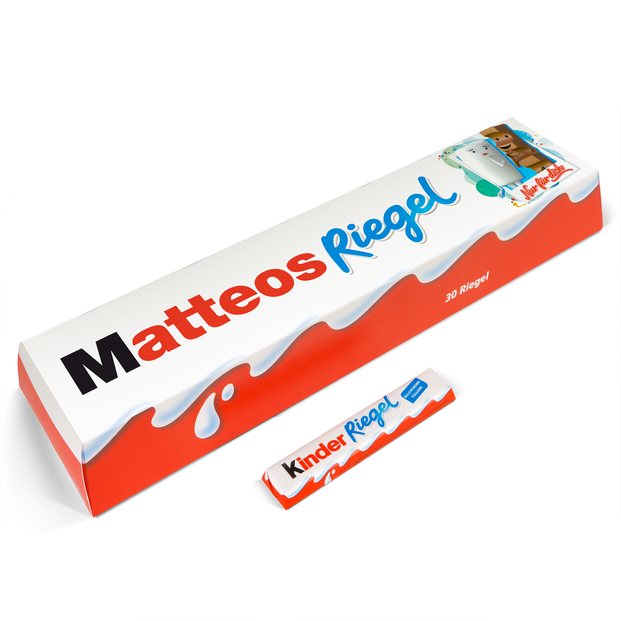 Personalisierte XXL-kinder Riegel