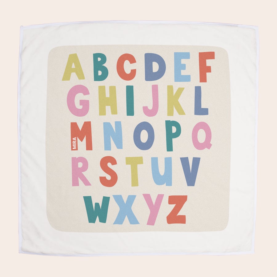 Babyfilt med namn Babyfilt med namn