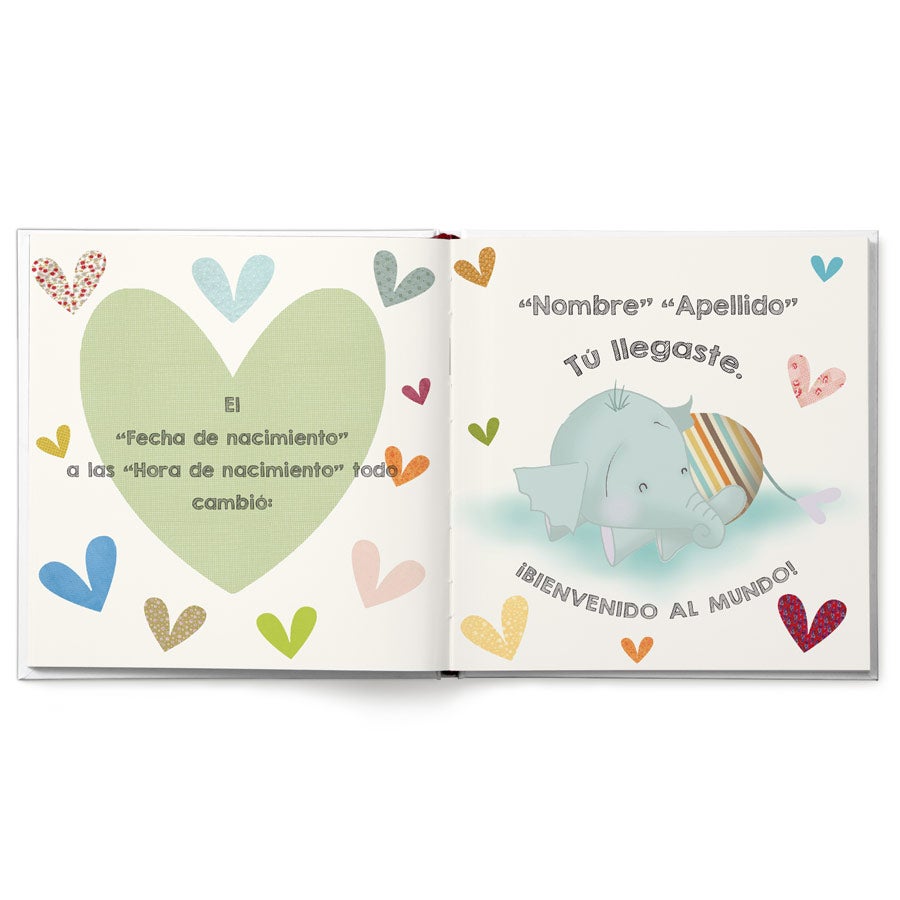 Libro personalizado "Bienvenido al mundo"