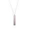 Zilveren ketting met naam
