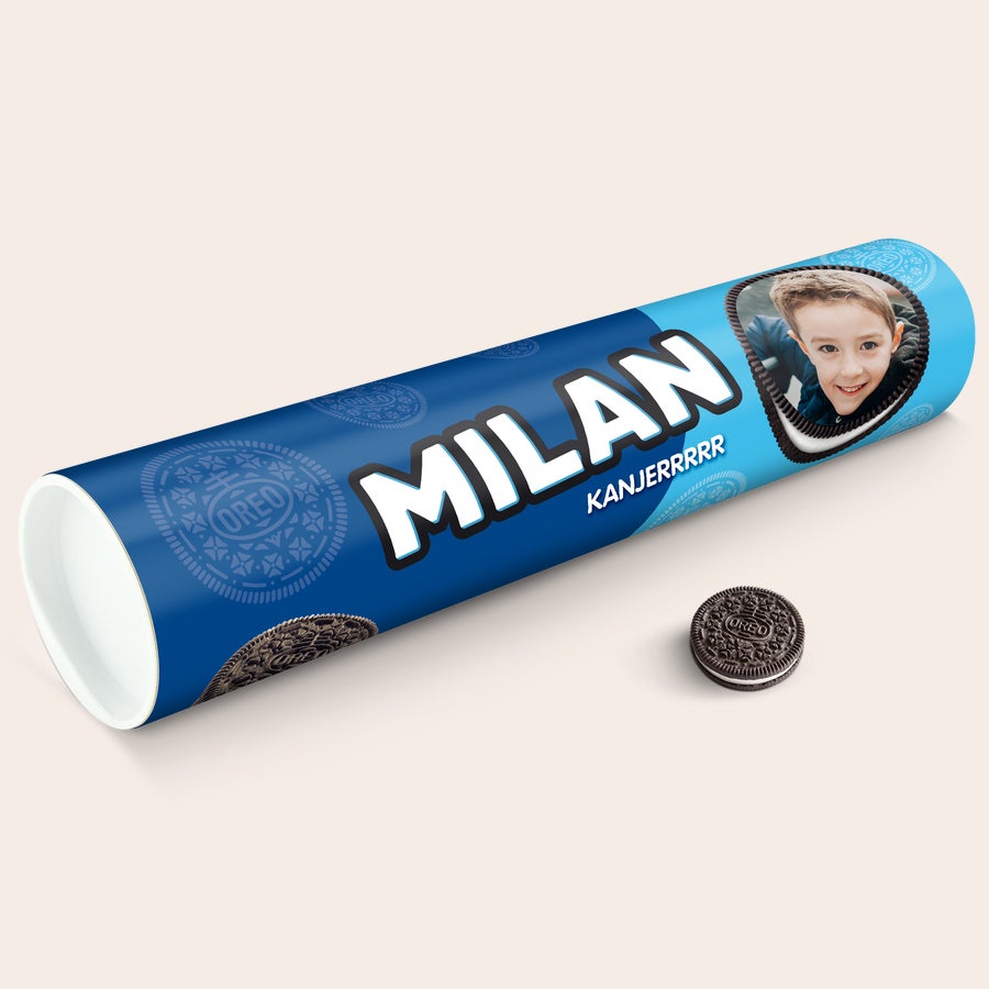 Mega Oreo Giftroll met naam & foto Mega Oreo Giftroll met naam & foto