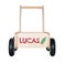 Personalised wooden toys - Push cart - Beech