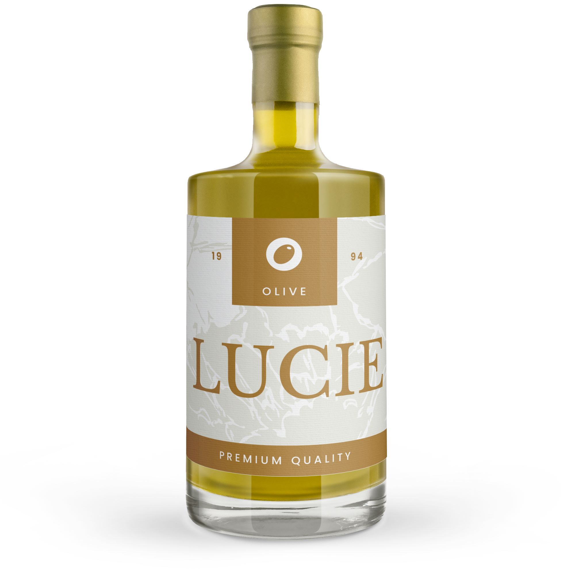 Huile d'olive personnalisée