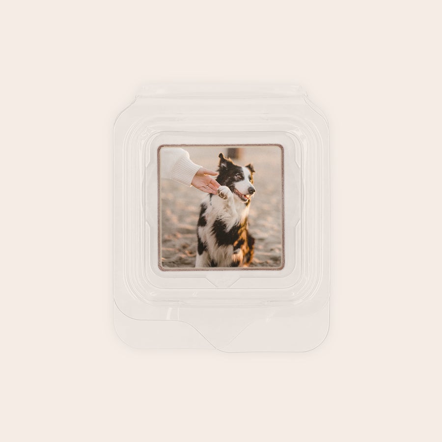 Personalised photo chocolates - Individually wrapped Personalised photo chocolates - Individually wrapped