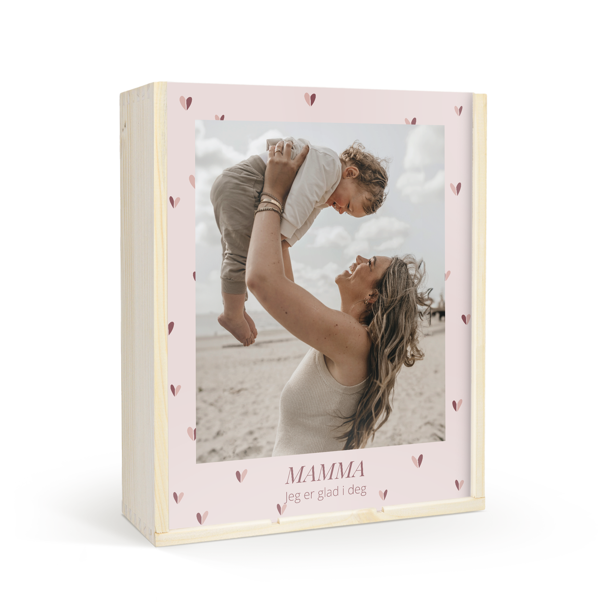 Personlig treboks for vin