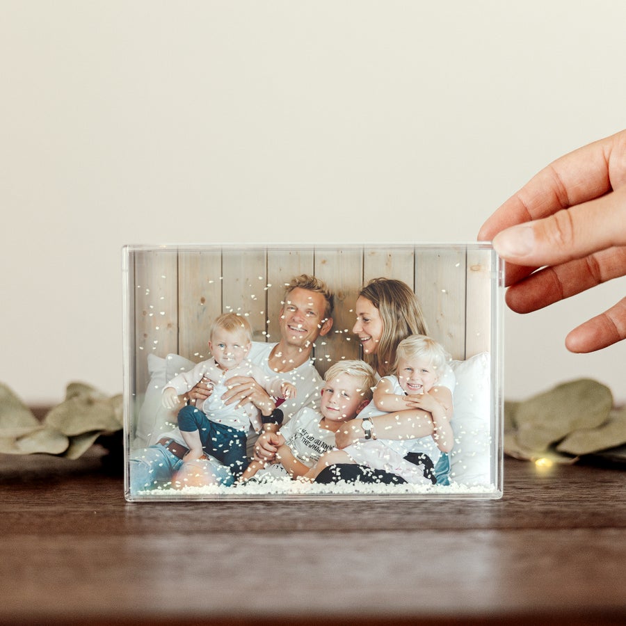 undefined | Personalised snow globe picture frame