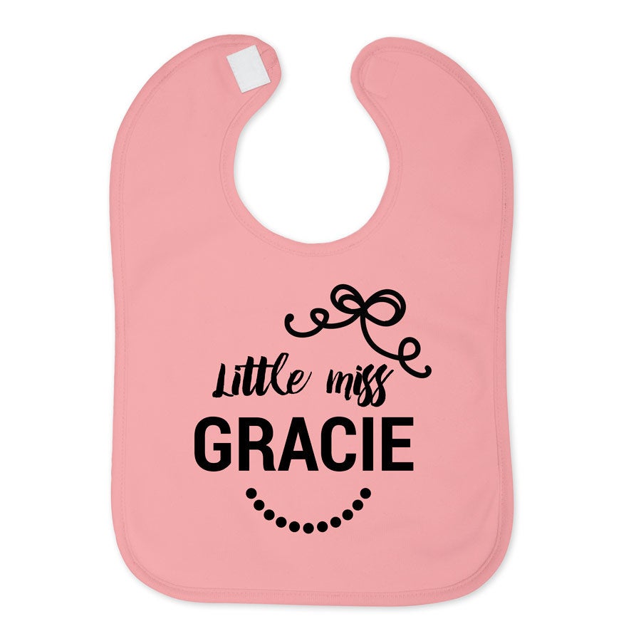 Baby bib - Myk rosa