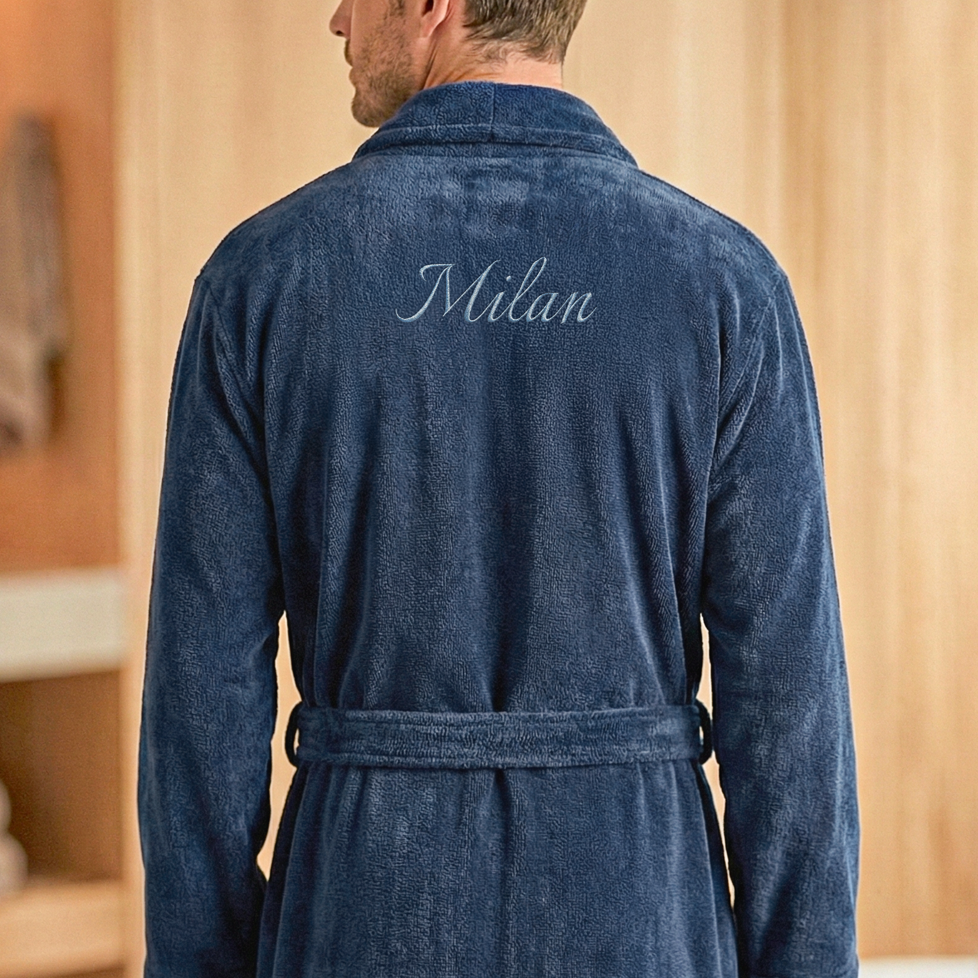 Badjas Heren met naam geborduurd