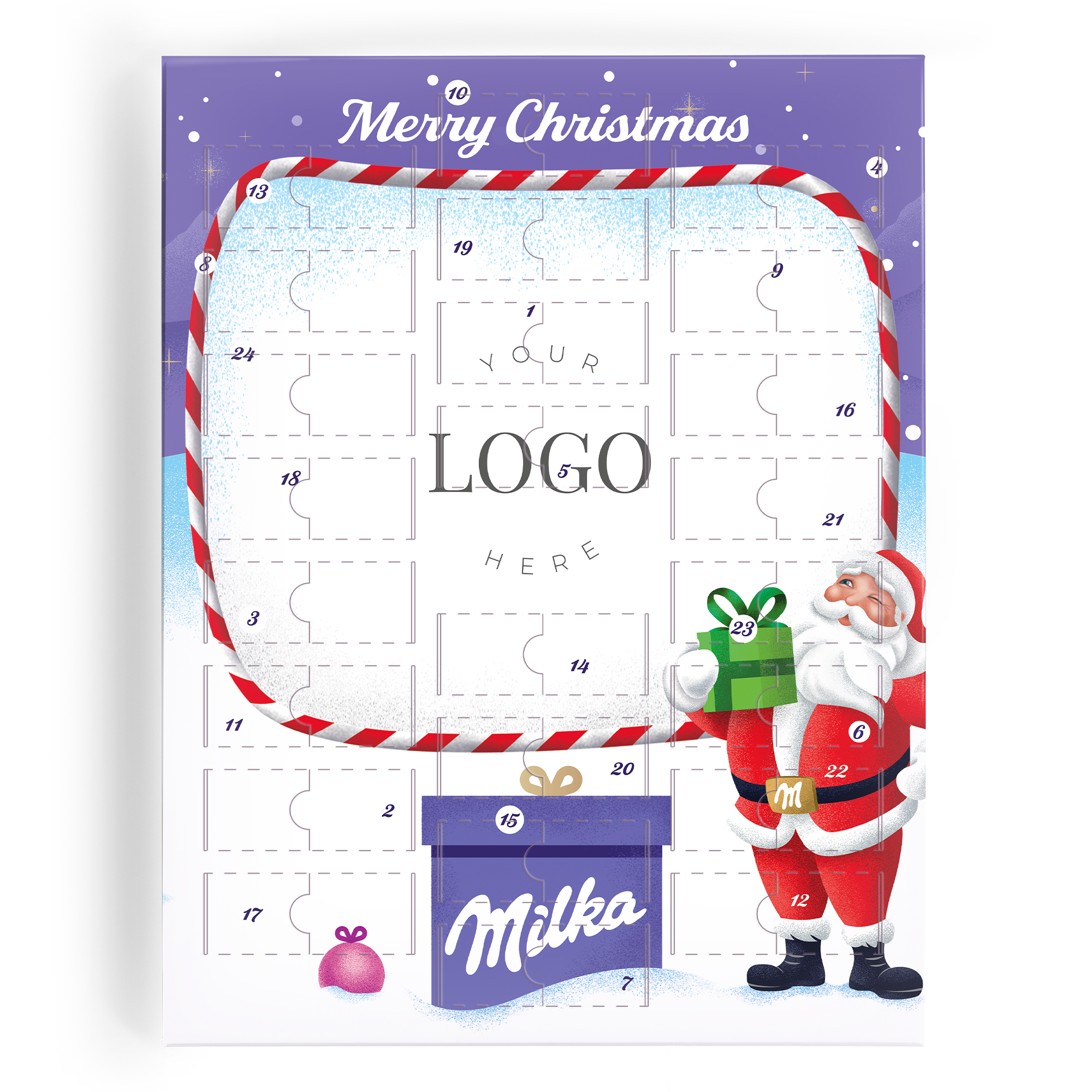 Personalizowany kalendarz Adwentowy Milka Favourites