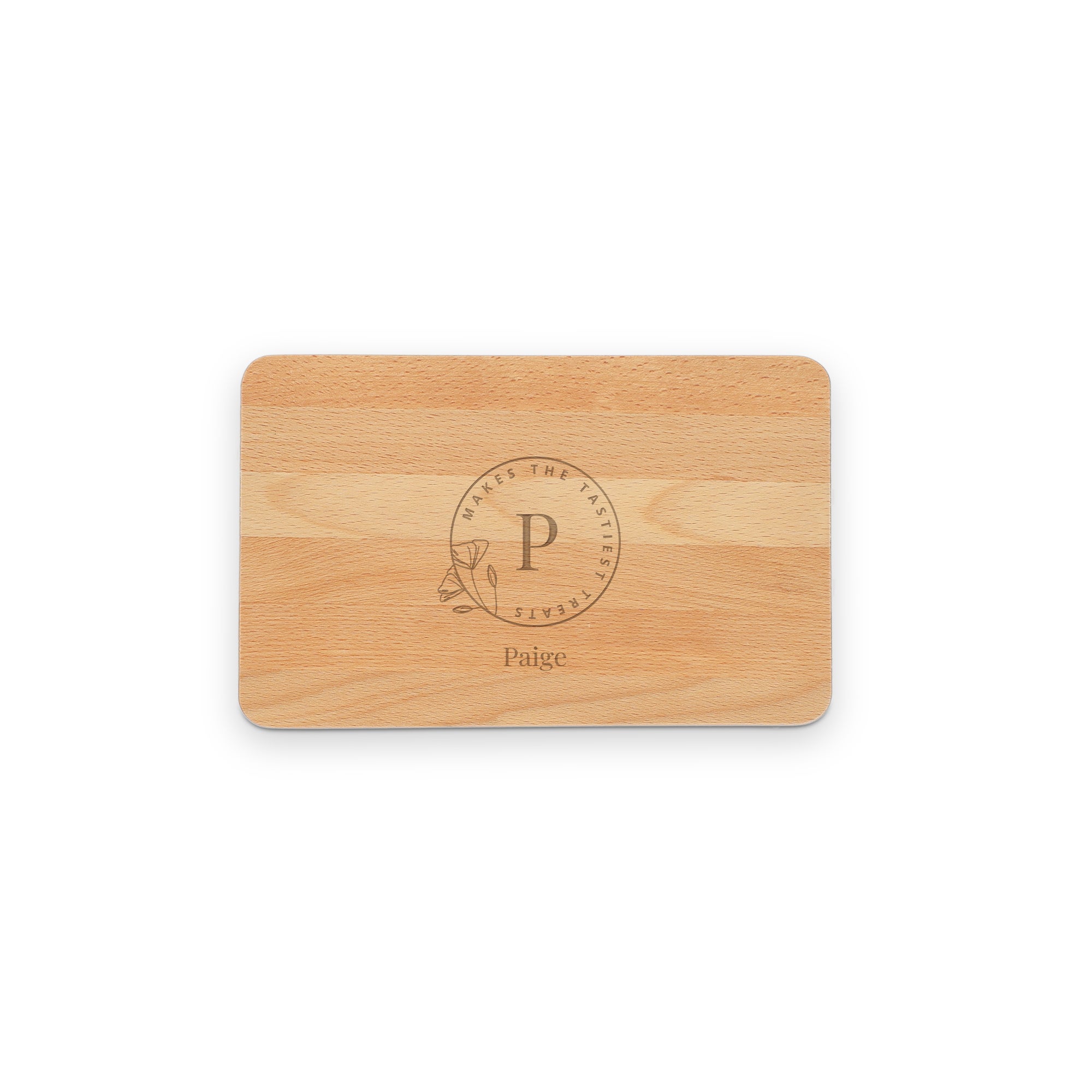 Personalised chopping board - Beech - S - Engraved