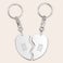 Personalised key ring - Heart set - Engraved Personalised key ring - Heart set - Engraved