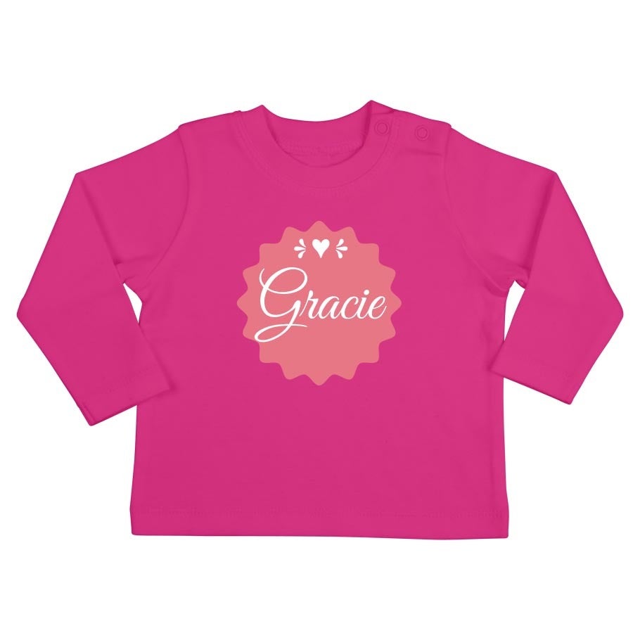 Personalised baby t shirt