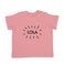 T-shirt bébé personnalisé - Manches courtes - Rose pâle - 62/68