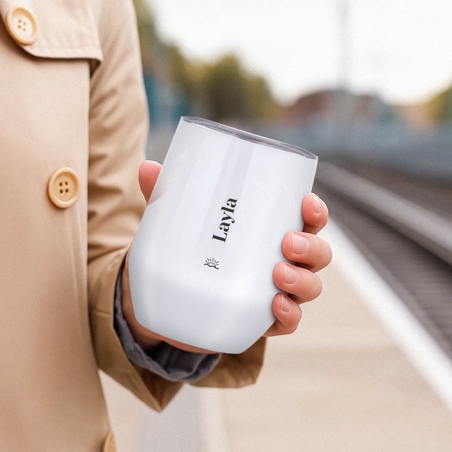 Travel cup with lid Travel cup with lid