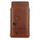 Funda para móvil - Cuero - M - Marrón