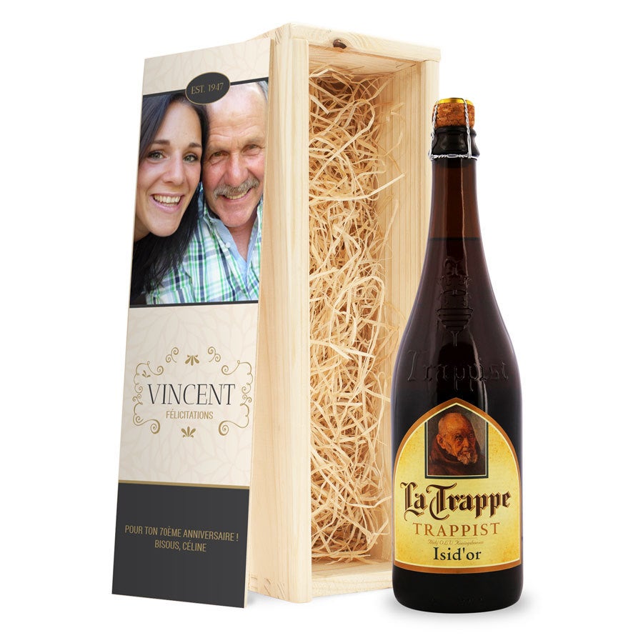 Bière Trappiste personnalisée - La Trappe Isid'or