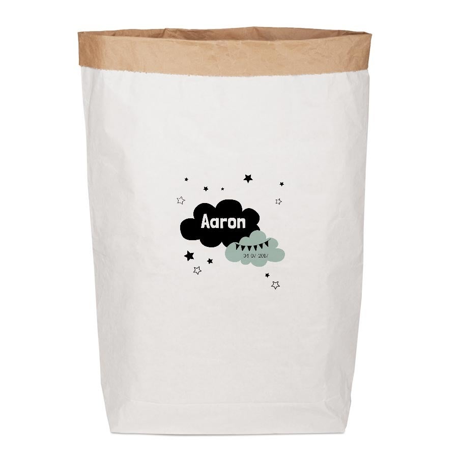 Personalised toy storage bag - Paper