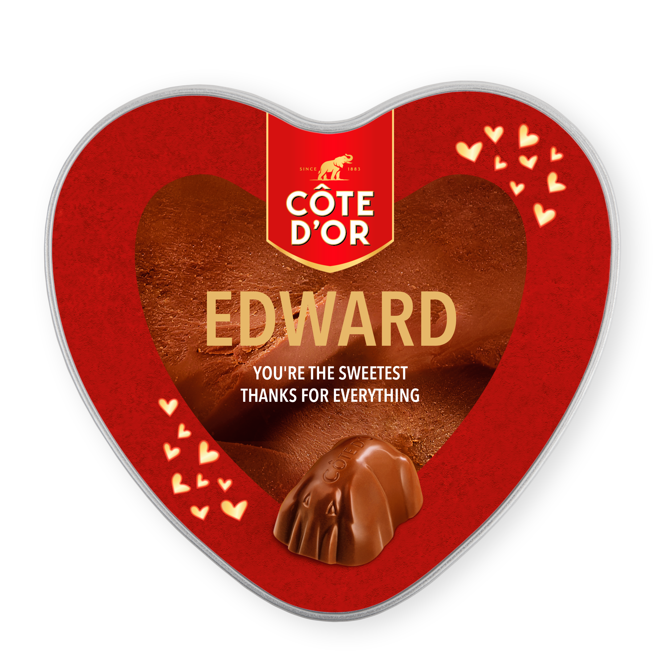 Lata de oferta personalizada - Côte d'Or Mini Bouchée