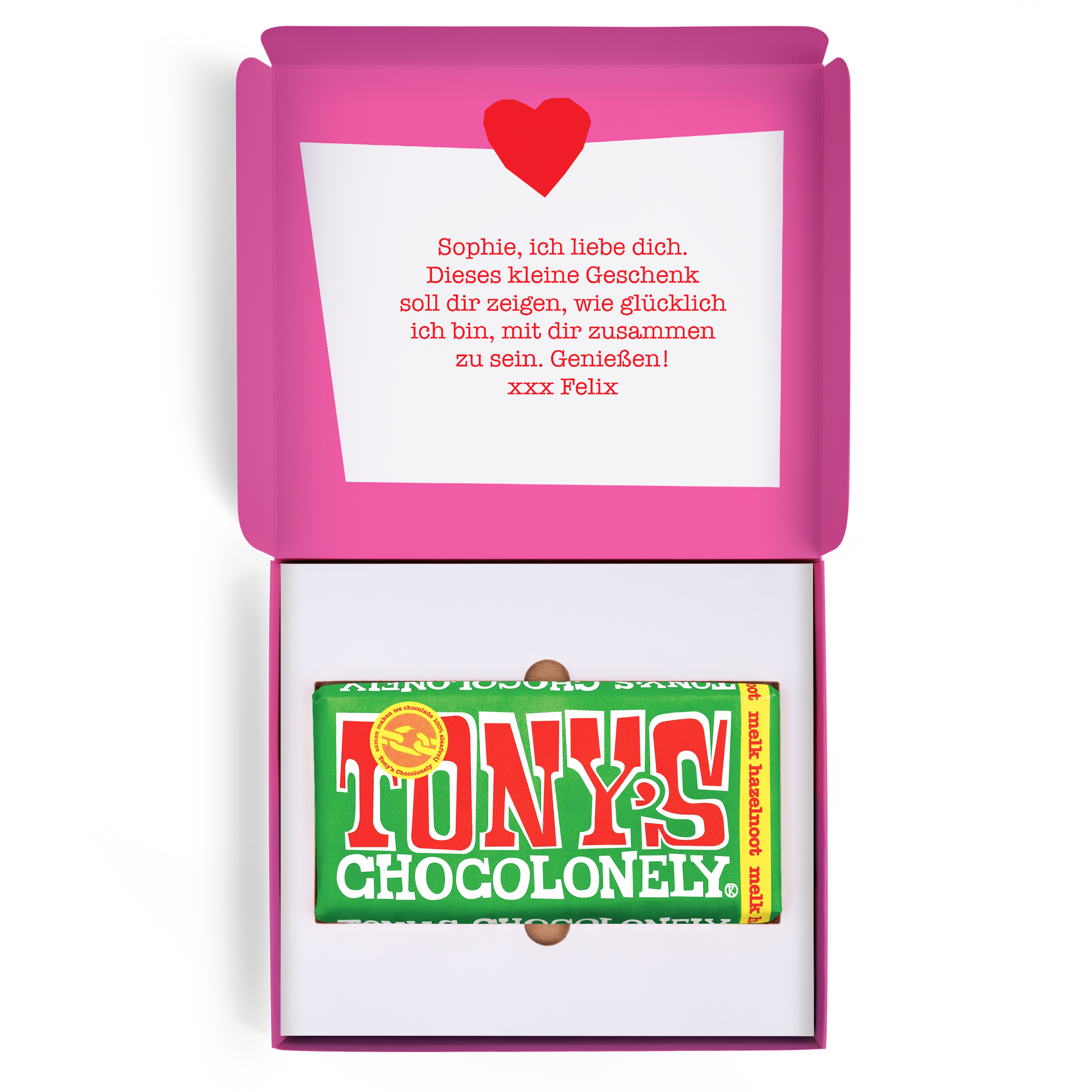 Tony's Chocolonely personalisieren -