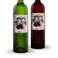 Wine with printed label - Belvy - Red and White
