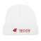 Cappellino per neonato - Primo Natale - Bianco