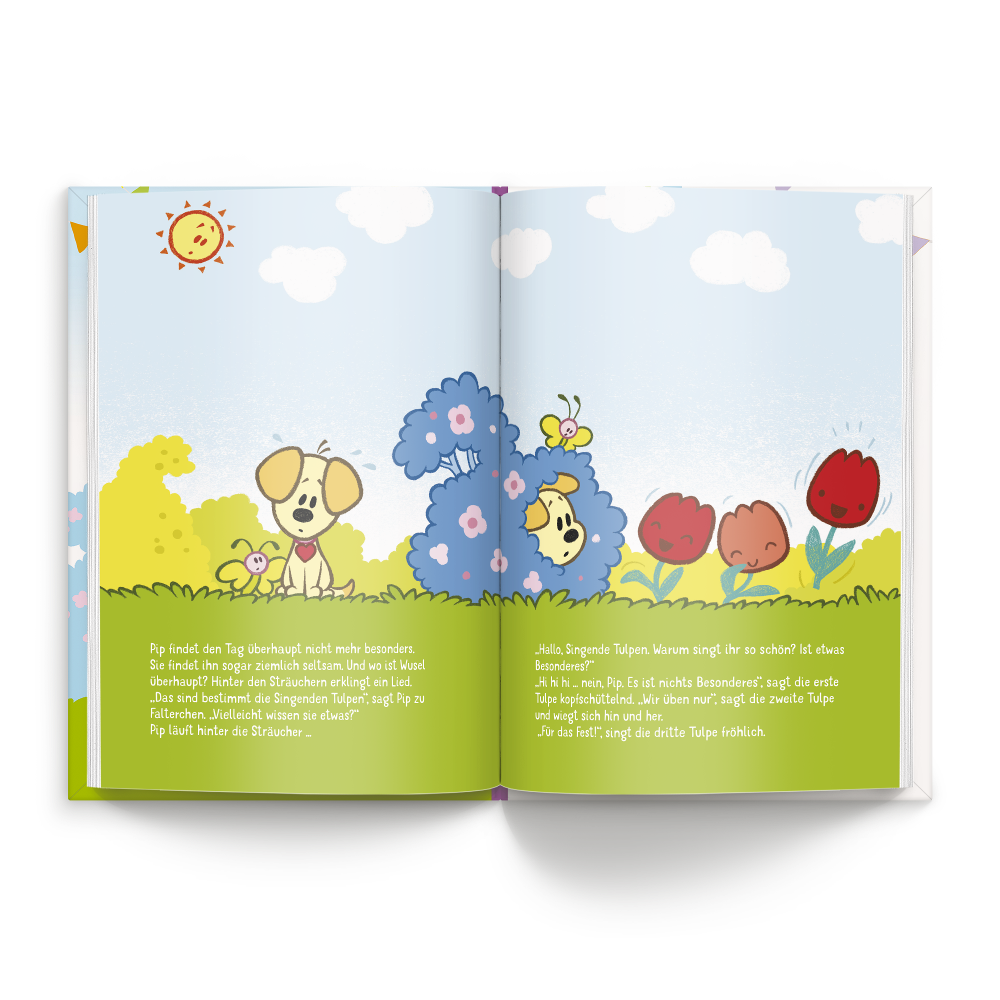 Kinderbuch Wusel & Pip - Geburtstag - XL personalisieren