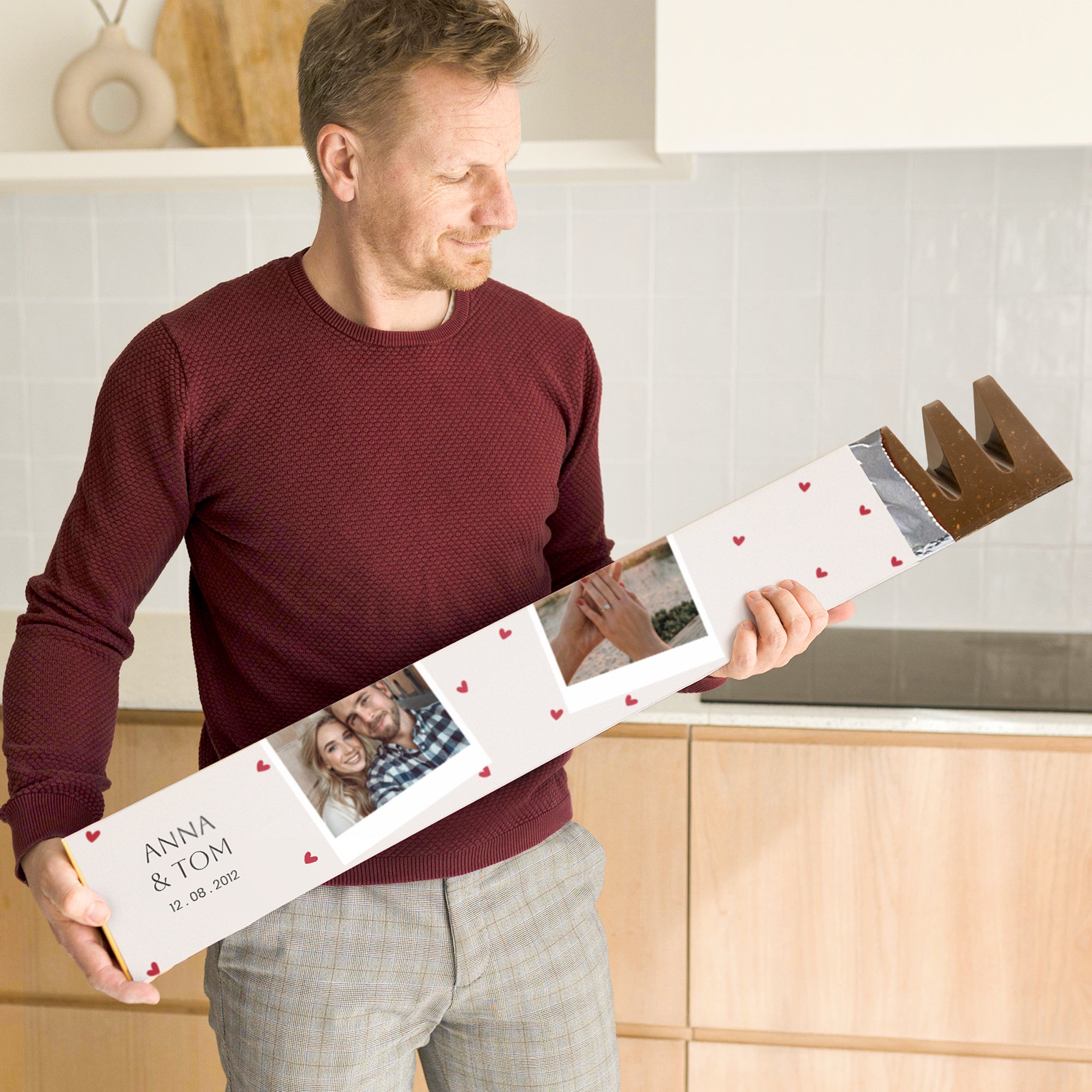 Czekolada Toblerone XXL z imieniem - 4,5 kg