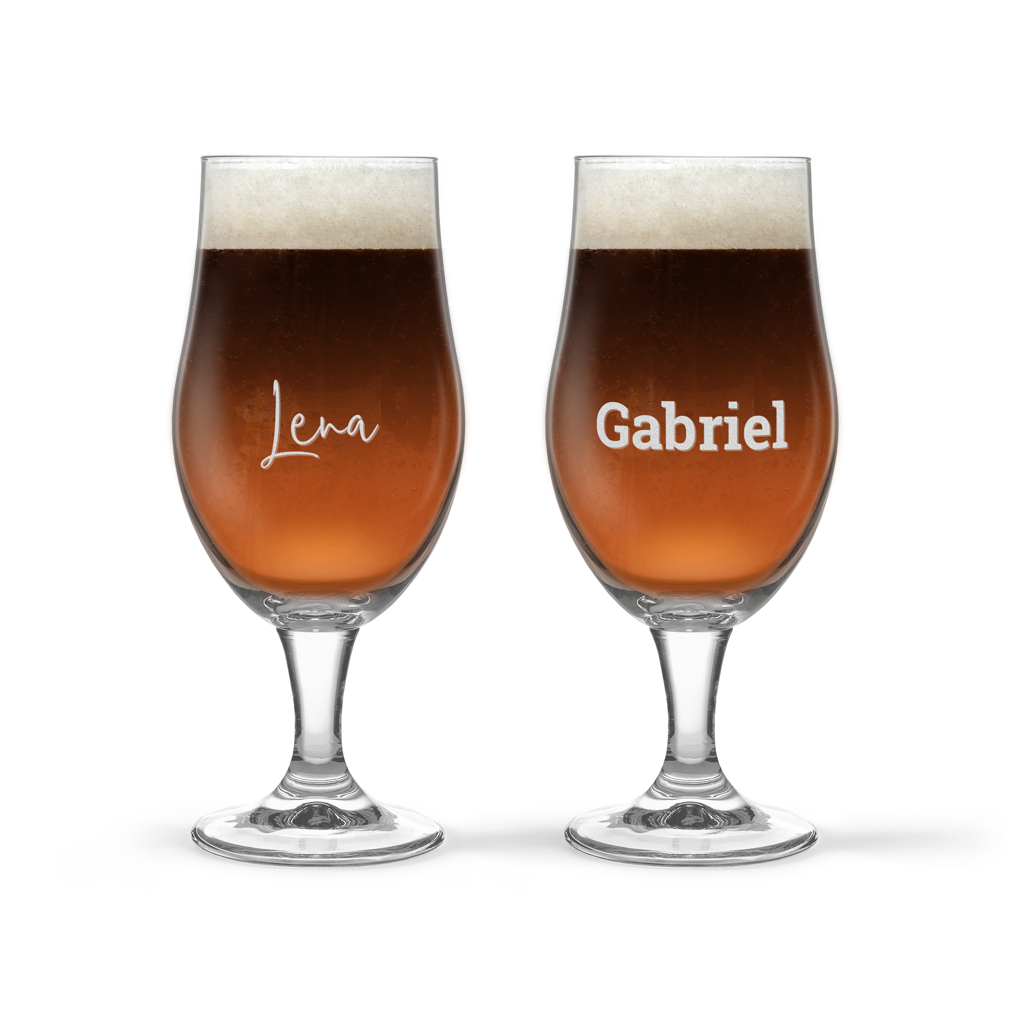 Personalised engraved craft beer glass YourSurprise