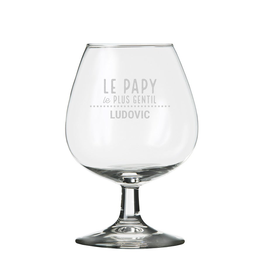 Verre à cognac personnalisé