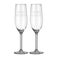 Champagneglass med gravering til Valentinsdagen - 2 stykk