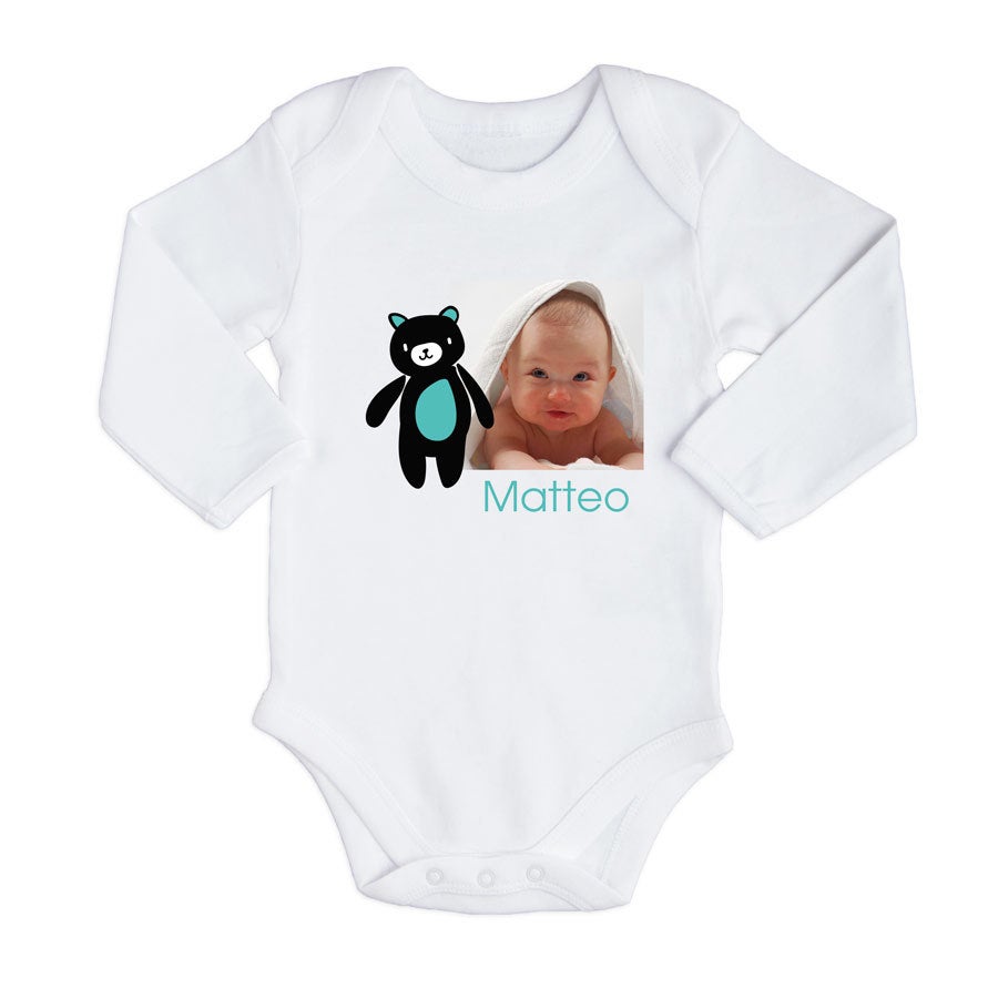 Baby Body selbst gestalten - Weiß 74/80